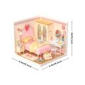 RoboTime 3D-Puzzle Miniaturhaus Rosa Zimmer